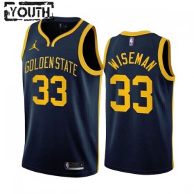 Dres Golden State Warriors James Wiseman 33 Jordan 2022-23 Statement Edition Navy Swingman - Dječji